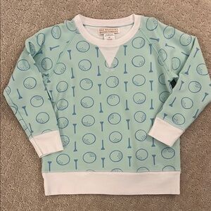 The Beaufort Bonnet Company Kids Blue Golf Print Sweatshirt